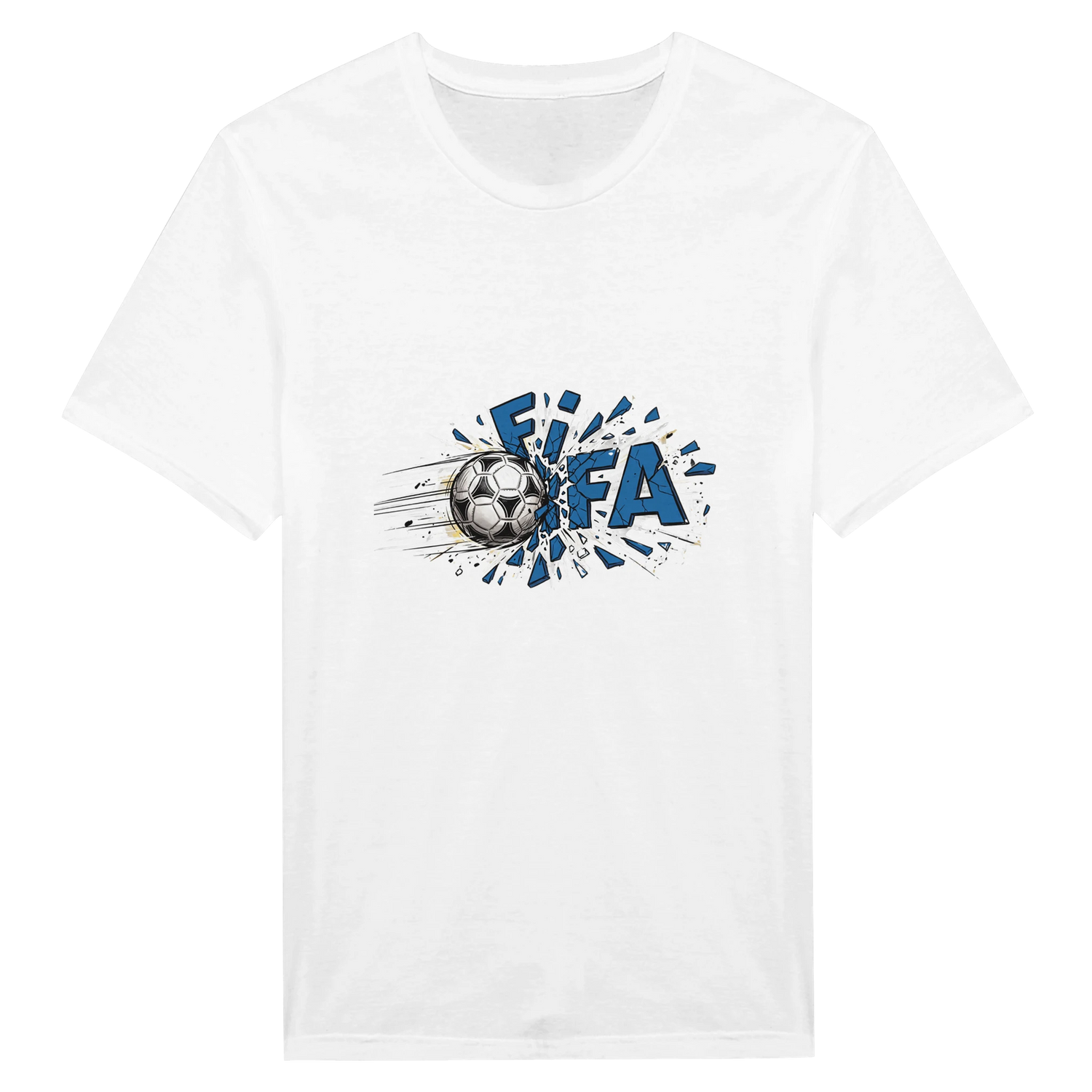 Crush FIFA - T-shirt front white 