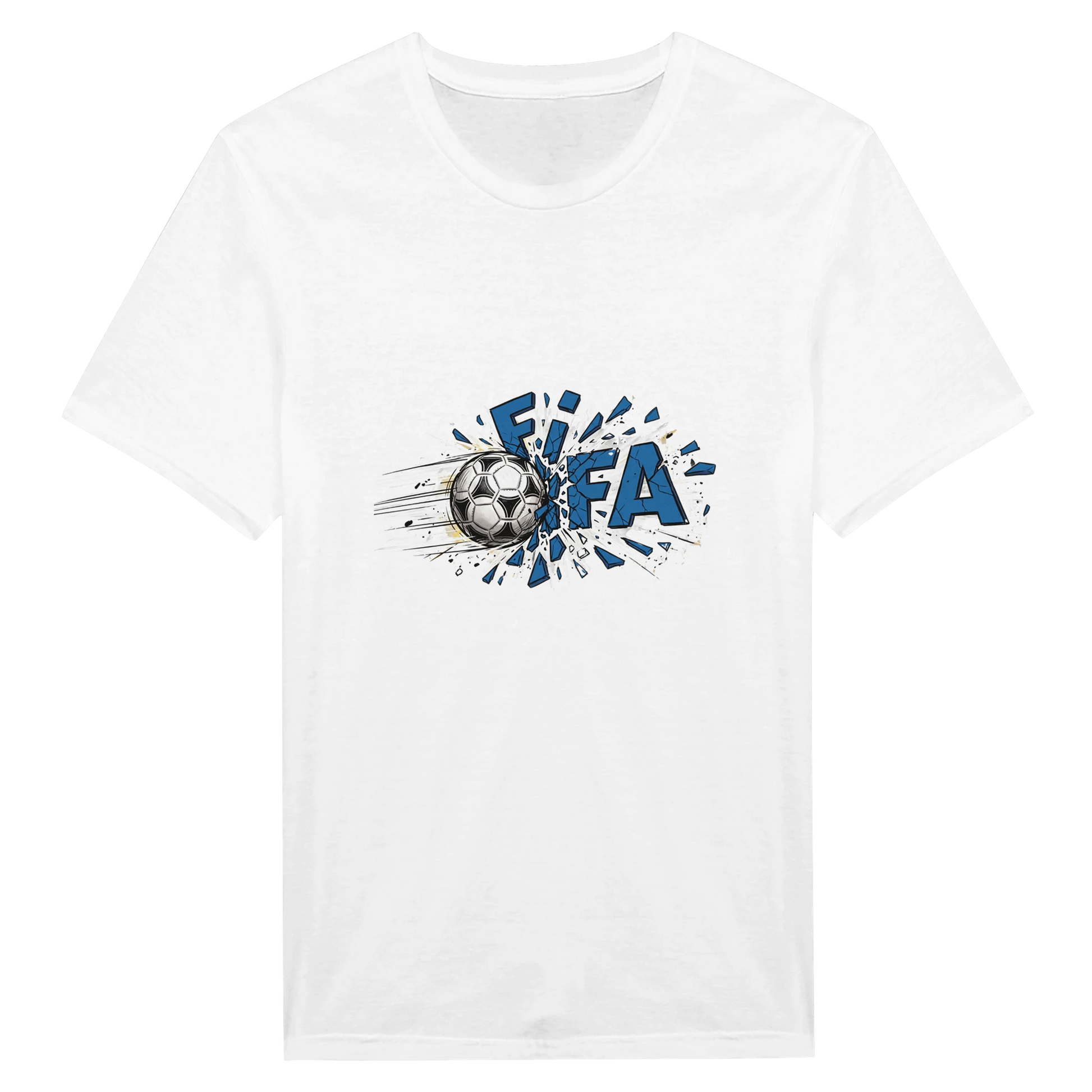 Crush FIFA - T-shirt front white 