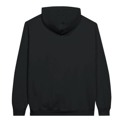 health warning hoodie back black